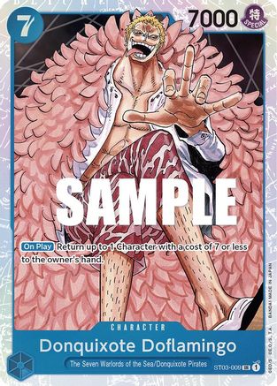 Donquixote Doflamingo (ST03-009) - Starter Deck 3: The Seven Warlords of The Sea Foil - for just $0.58! 