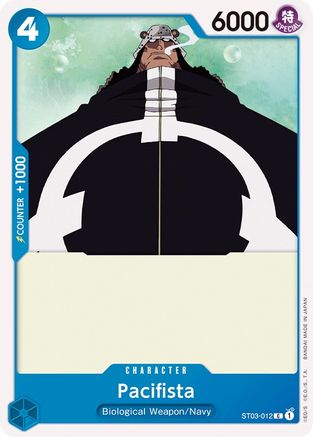 Pacifista (ST03-012) - Starter Deck 3: The Seven Warlords of The Sea - for just $0.08! 