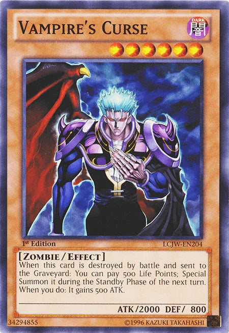 Vampire's Curse [LCJW-EN204] Common - for just $0.30! 