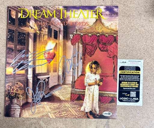 Dream Theater John Petrucci, Mike Portnoy, & James LaBrie 2025 Signed “Images & Words” Vinyl With JSA COA - for just $385! 