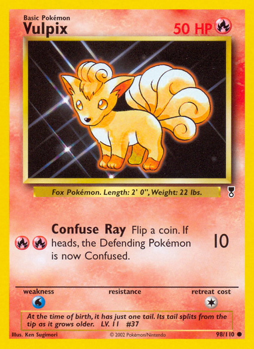 Vulpix (98/110) [Legendary Collection] - Just $0.30! Shop now at Retro Gaming of Denver