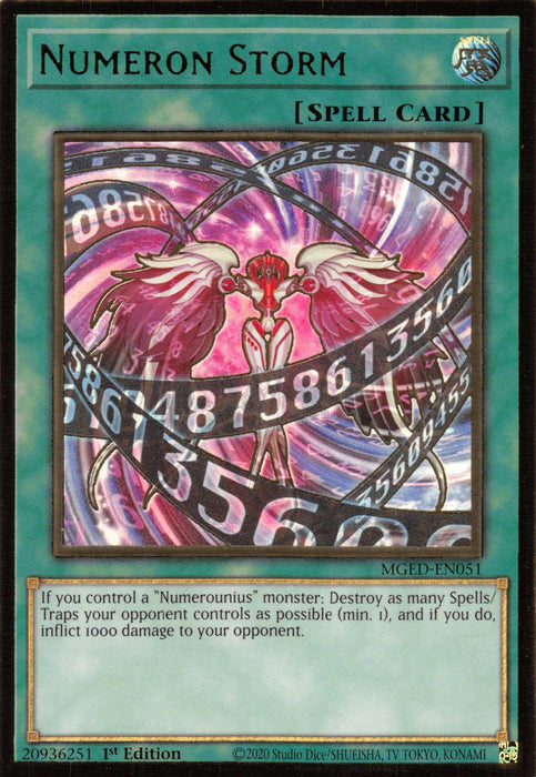 Numeron Storm [MGED-EN051] Gold Rare - for just $0.10! 