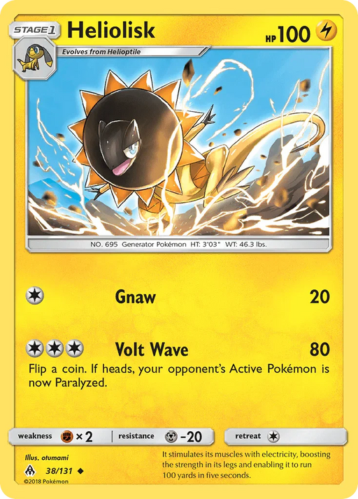 Heliolisk (38/131) [Sun & Moon: Forbidden Light] - for just $0.10! 
