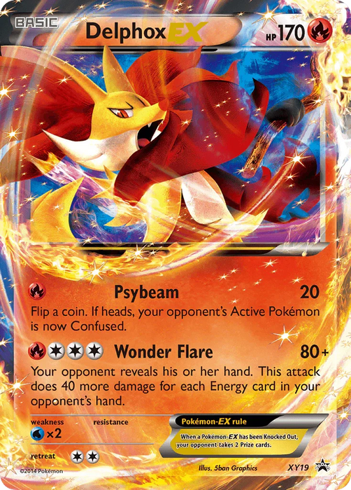 Delphox EX (XY19) [XY: Black Star Promos] - for just $2.75! 
