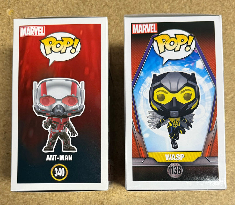 Funko Pop! Marvel Ant-Man And The Wasp #340 &1138 Quantumania Set Of 2 - for just $25! 