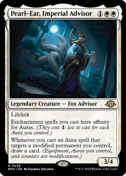 Pearl-Ear, Imperial Advisor (MH3-039) - Modern Horizons 3 - for just $0.10! 