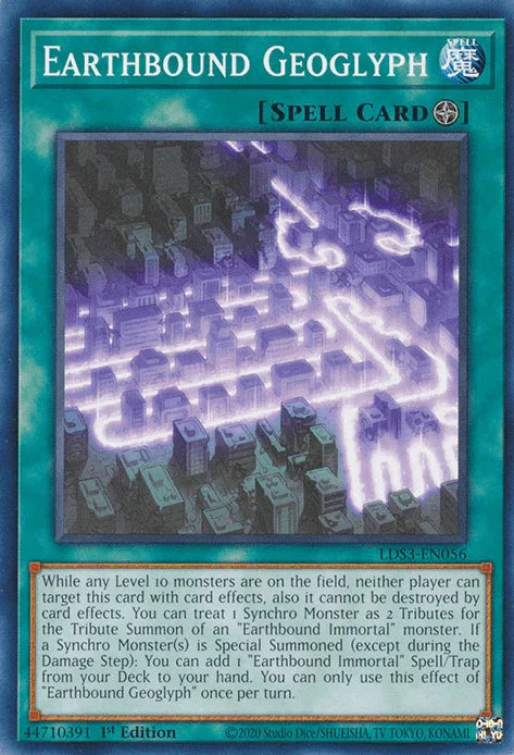Earthbound Geoglyph [LDS3-EN056] Common - for just $0.10! 