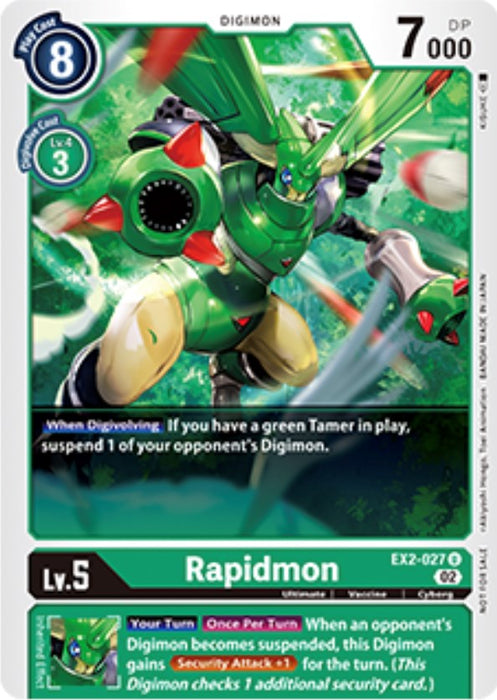 Rapidmon [EX2-027] (Tamer Party Vol. 6 Promo) [Digital Hazard Promos] - Just $1.15! Shop now at Retro Gaming of Denver