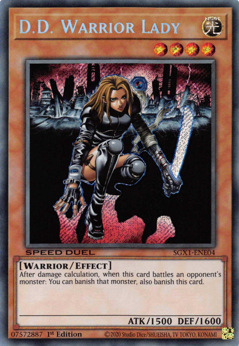 D.D. Warrior Lady [SGX1-ENE04] Secret Rare - for just $1.20! 