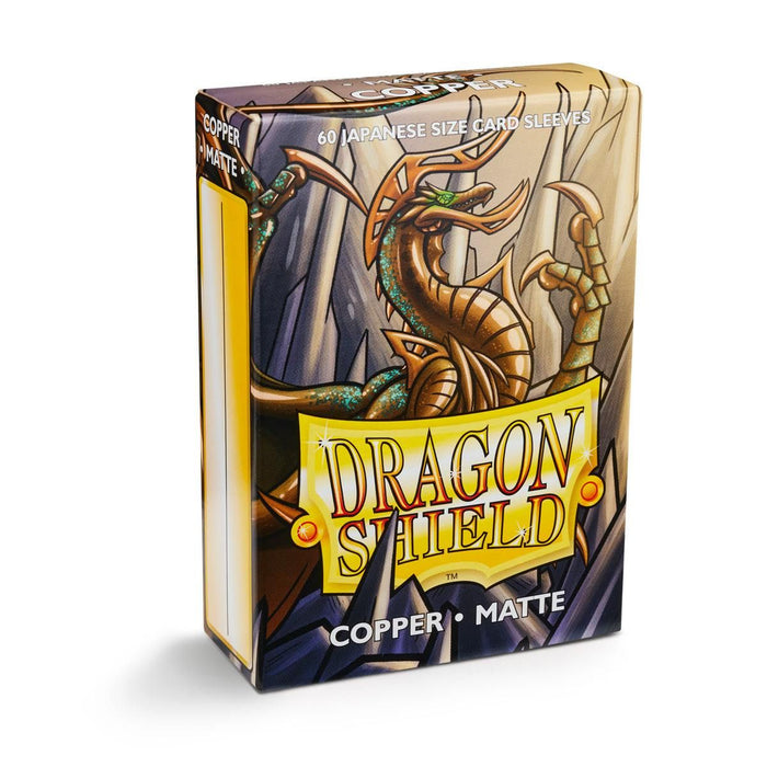 Dragon Shield: Japanese Size 60ct Sleeves - Copper (Matte) - Just $0! Shop now at Retro Gaming of Denver