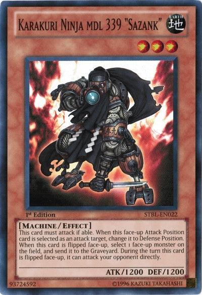 Karakuri Ninja mdl 339 Sazank [STBL-EN022] Super Rare - for just $2.15! 