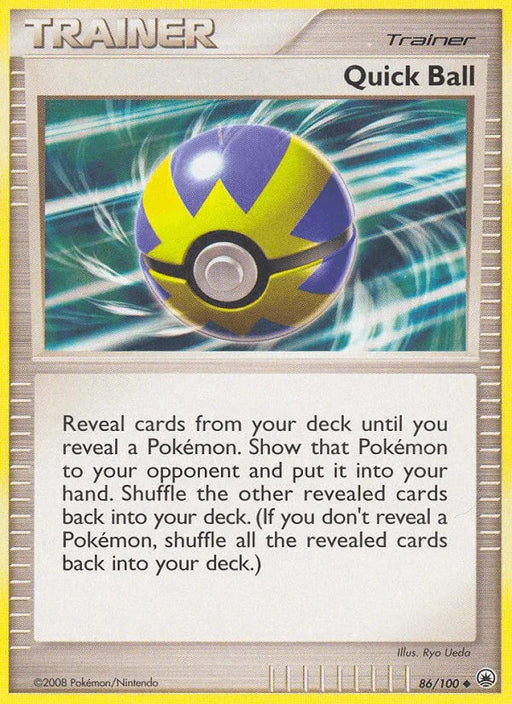Quick Ball (86/100) [Diamond & Pearl: Majestic Dawn] - for just $0.25! 