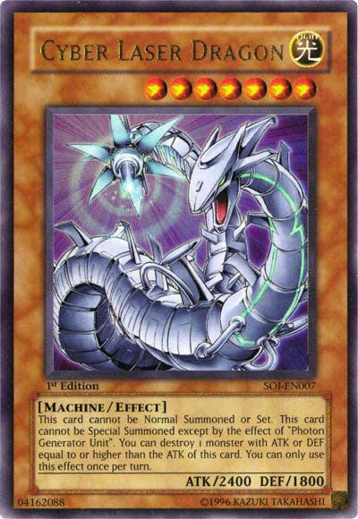 Cyber Laser Dragon [SOI-EN007] Ultra Rare - for just $2.60! 