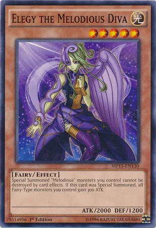 Elegy the Melodious Diva [MP15-EN130] Common - for just $0.15! 