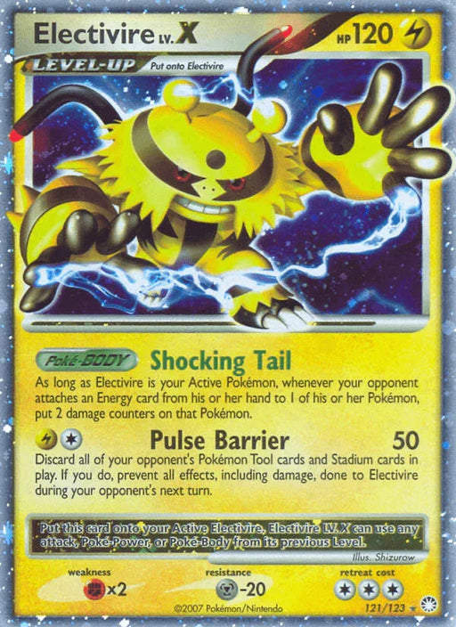 Electivire LV.X (121/123) [Diamond & Pearl: Mysterious Treasures] - for just $25.25! 