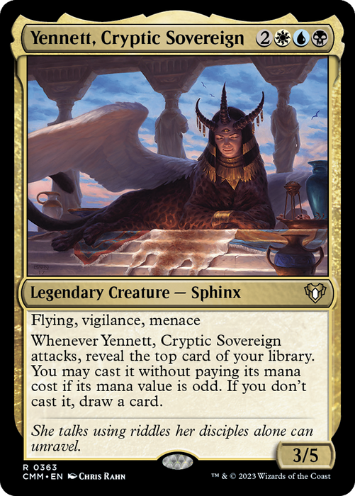 Yennett, Cryptic Sovereign (CMM-363) - Commander Masters - for just $0.10! 