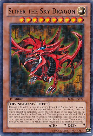 Slifer the Sky Dragon [BP02-EN127] Mosaic Rare - for just $0.70! 