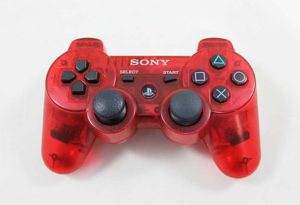 PlayStation 3 (PS3) Dualshock 3 Controller [OEM] [Crystal Clear Red] – PlayStation 3 Accessory (PS3) - for just $84.99! 