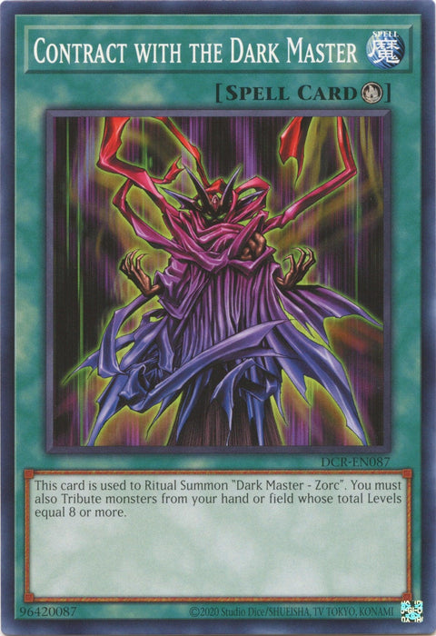 Contract with the Dark Master (25th Anniversary) [DCR-EN087] Common - for just $0.25! 