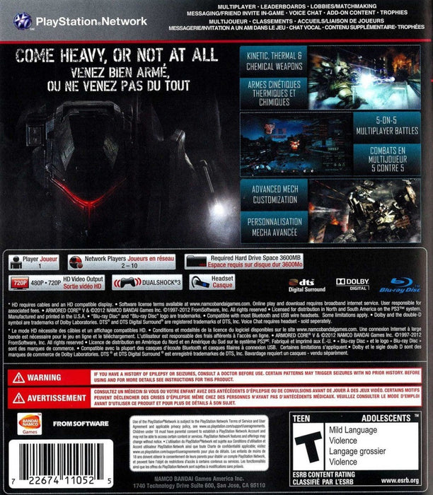 Armored Core V – PlayStation 3 (PS3) - for just $53.99! 