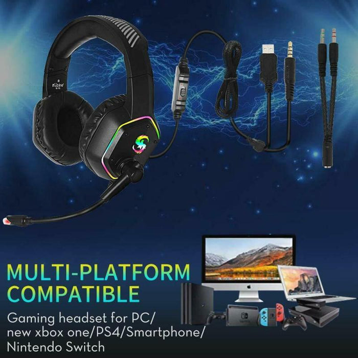 RGB lighting effect gaming headset - for just $135.32! 