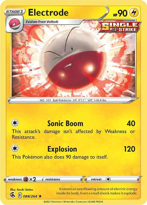 Electrode (088/264) [Sword & Shield: Fusion Strike] - for just $0.10! 