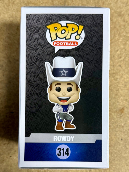 Jaydon Blue Signed NFL Dallas Cowboys Mascot Rowdy Funko Pop! #314 With JSA COA - for just $140! 