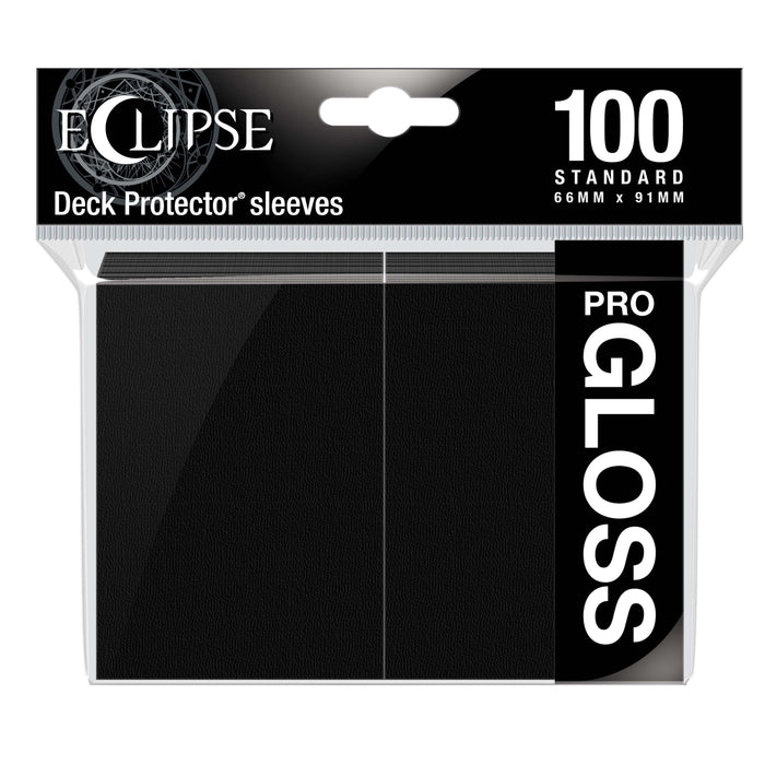 Ultra PRO: Standard 100ct Sleeves - Eclipse Gloss (Jet Black) - Just $0! Shop now at Retro Gaming of Denver