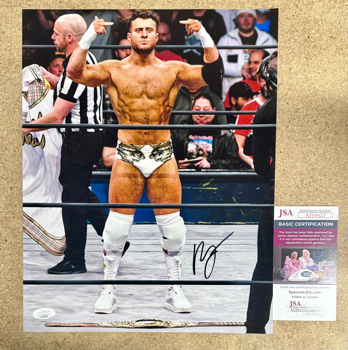 Maxwell Jacob Friedman “MJF” Signed AEW Wrestling Champion 11X14 Photo JSA COA - for just $80! 