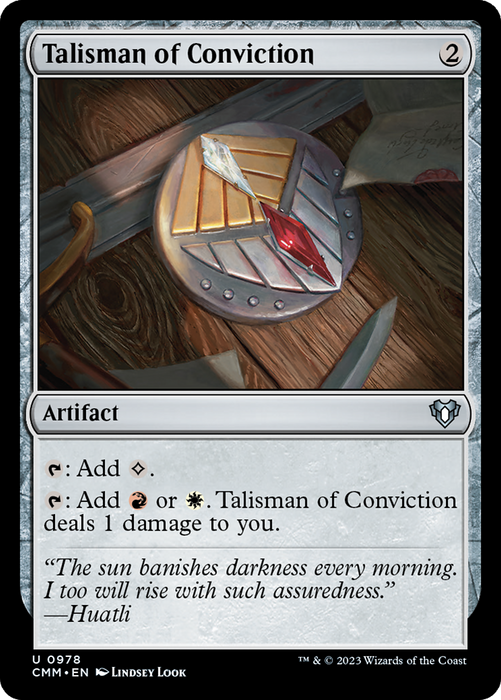 Talisman of Conviction (CMM-978) - Commander Masters - for just $0.12! 