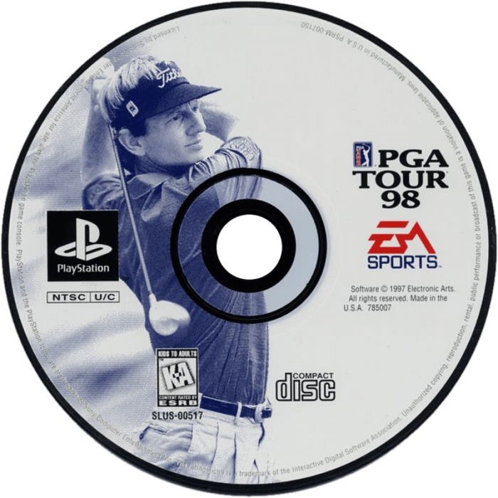 PGA Tour 98 – PlayStation 1 (PS1) - for just $4.99! 