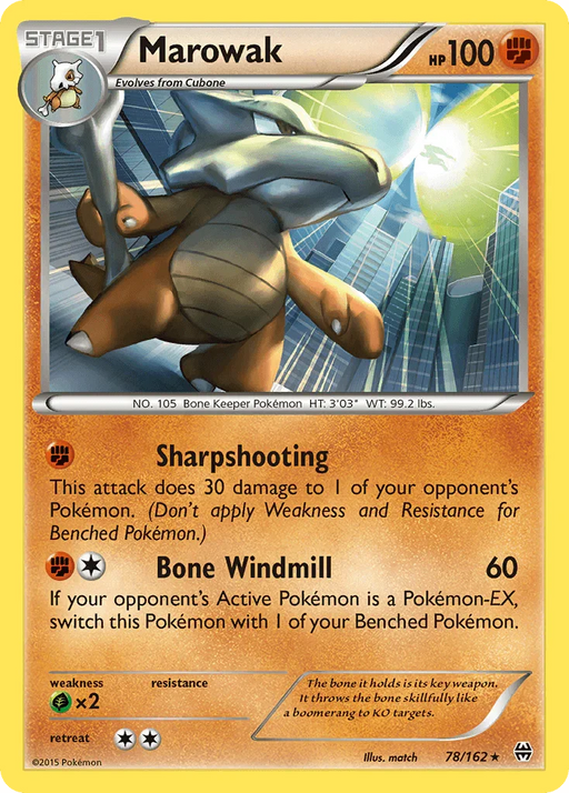 Marowak (78/162) [XY: BREAKthrough] - for just $0.25! 