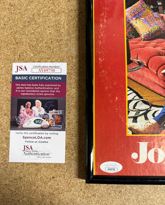 Johnny Mathis Signed & Framed “Johnny Today” Vinyl With JSA COA - for just $100! 