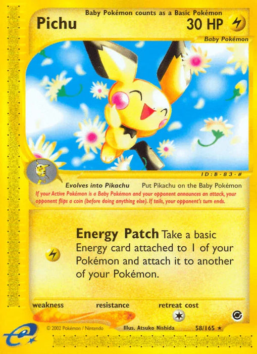Pichu (58/165) [Expedition: Base Set] - for just $13.75! 
