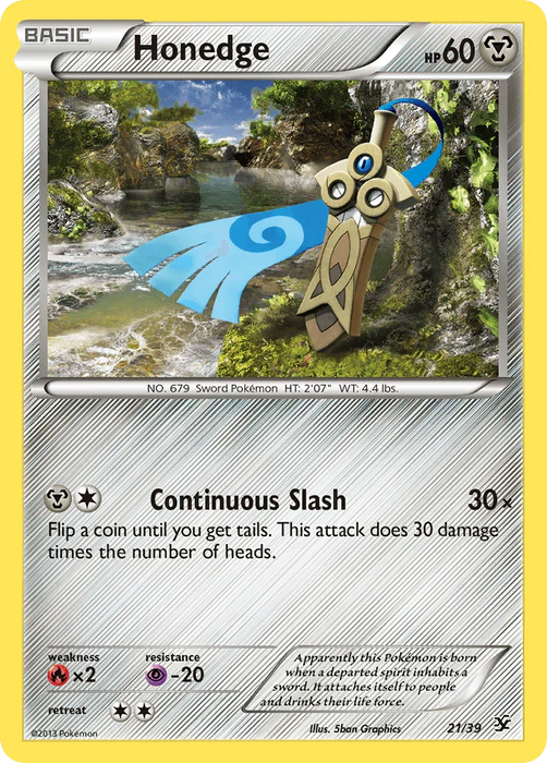 Honedge (21/39) [XY: Kalos Starter Set] - for just $0.35! 
