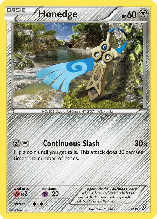Honedge (21/39) [XY: Kalos Starter Set] - for just $0.35! 