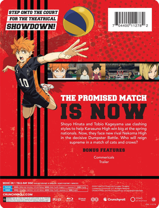 HAIKYU!!: The Dumpster Battle - Limited Edition Steelbook (Blu-ray) - for just $31.99! 