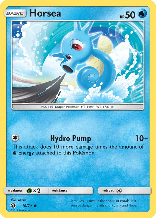Horsea (16/70) [Sun & Moon: Dragon Majesty] - for just $0.15! 
