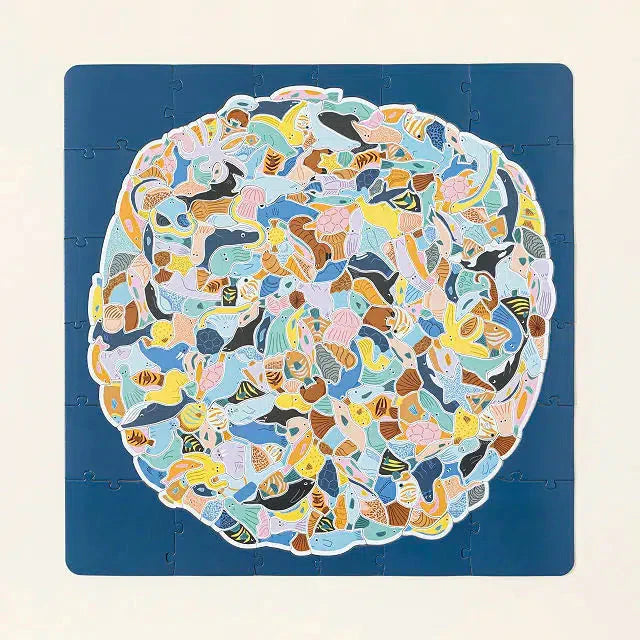 299 Fish & a diver 300 Piece Cluster Puzzle Laurence King - for just $24.99! 