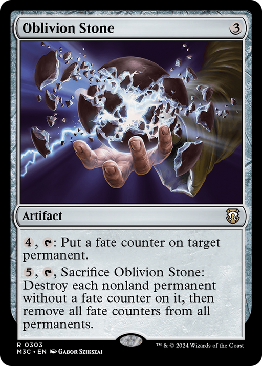 Oblivion Stone (M3C-303) - Modern Horizons 3 Commander - for just $0.08! 