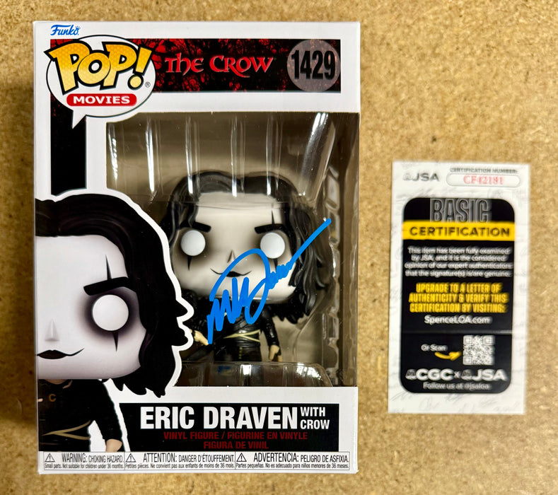 Mark Dascosas Signed Eric Draven Funko Pop! #1429 The Crow With JSA COA - for just $120! 