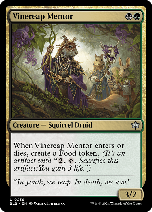 Vinereap Mentor (BLB-238) - Bloomburrow - for just $0.10! 