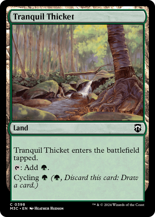 Tranquil Thicket (Ripple Foil) [Modern Horizons 3 Commander] - Just $0.20! Shop now at Retro Gaming of Denver