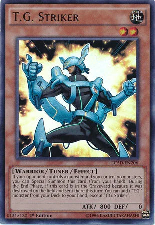 T.G. Striker [LC5D-EN206] Ultra Rare - for just $1.80! 