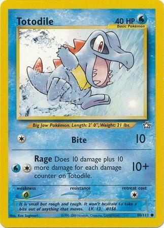 Totodile (80/111) [Neo Genesis Unlimited] - for just $0.75! 