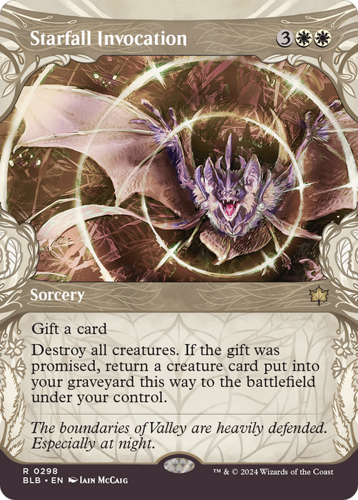 Starfall Invocation (BLB-298) - Bloomburrow: (Showcase) (Borderless) - for just $0.41! 