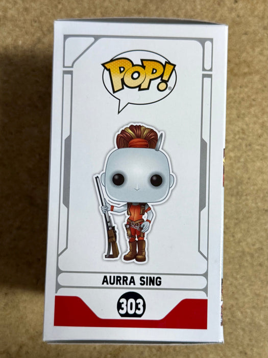 Jaime King Signed Star Wars Aurra Sing Funko Pop! #303 Exclusive With JSA COA - for just $250! 