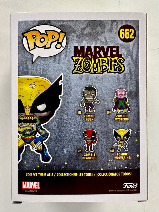 Funko Pop! Marvel Zombie Wolverine #662 Glow Entertainment Earth 2020 Exclusive - for just $15! 