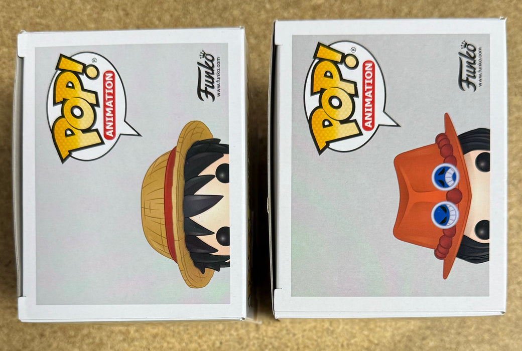Funko Pop! Brothers Monkey D. Luffy & Portgas D Ace #98 #100 One Piece Set Of 2 - for just $35! 