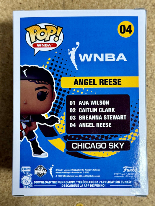 Funko Pop! Basketball Angel Reese #04 WNBA Chicago Sky LSU Bayou Barbie - for just $15! 